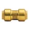 Quickfitting 3/8in Push-to-Connect x 3/8in Push-to-Connect Brass Coupling Fitting LF801R - alternate 2